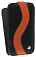 Кожаный чехол для Samsung Galaxy Grand (i9082) Melkco Premium Leather Case - Special Edition Jacka Type (Black/Orange LC)