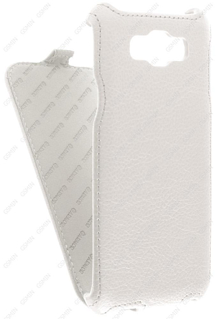 Кожаный чехол для Samsung Galaxy J7 (2016) SM-J710F Armor Case (Белый) (Дизайн 147)