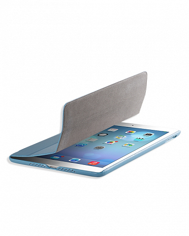 Кожаный чехол для iPad Air Hoco Leather case Duke Series (Голубой)