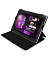    Samsung Galaxy Tab 2 10.1 / P5100 Melkco Premium Leather Case - Kios Type with 3 - Angle Stand (Black LC) Ver.2