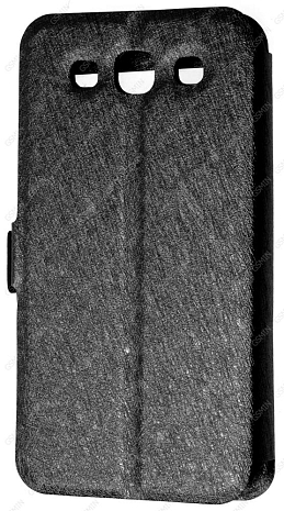 Чехол-книжка с магнитной застежкой для Samsung Galaxy S3 (i9300) с окном (Черный)