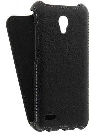 Кожаный чехол для Alcatel POP 2 Premium 7044Y Armor Case (Черный)