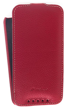    HTC Desire 601 Melkco Premium Leather Case - Jacka Type (Red LC)