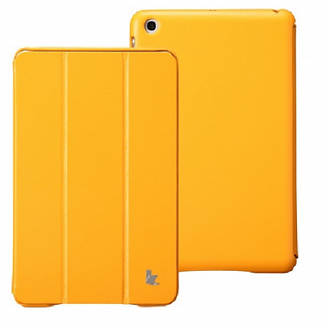 Кожаный чехол для iPad mini Jison Executive Smart Cover (Желтый)