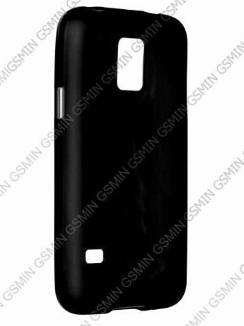 Чехол силиконовый для Samsung Galaxy S5 mini TPU (Черный Матовый)