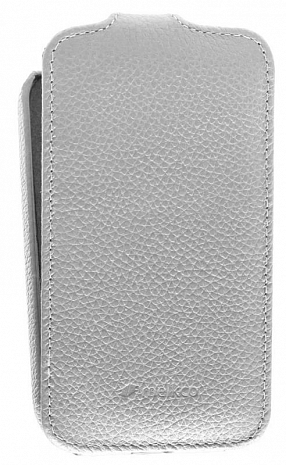    HTC One SV / One ST / T528T Melkco Leather Case - Jacka Type (White LC)