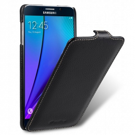 Кожаный чехол для Samsung Galaxy Note 5 Melkco Premium Leather Case - Jacka Type (Черный LC)