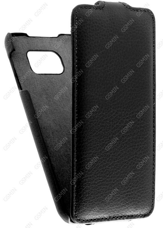 Кожаный чехол для Samsung Galaxy S6 G920F Art Case (Черный)