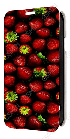 Кожаный чехол для Samsung Galaxy S5 Armor Case - Book Type (Белый) (Дизайн 141)