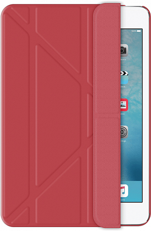 Чехол подставка Deppa Wallet Onzo для Apple iPad mini 3 (Красный) 88009