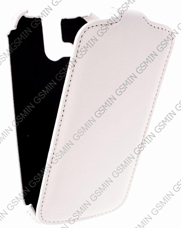 Кожаный чехол для Acer Liquid E2 Duo V370 Armor Case (Белый)