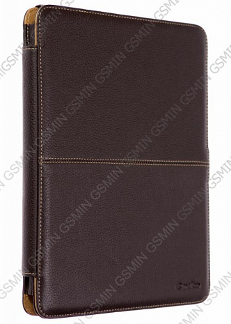 Кожаный чехол для iPad 1 Melkco Leather case - Book Type (Коричневый)