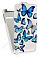 Кожаный чехол для Alcatel POP D1 4018D Art Case (Белый) (Дизайн 13/13)