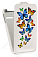 Кожаный чехол для Alcatel POP D1 4018D Art Case (Белый) (Дизайн 3/3)
