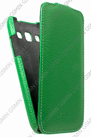 Кожаный чехол для Samsung Galaxy Win Duos (i8552) Melkco Premium Leather Case - Jacka Type (Green LC)
