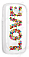 Чехол силиконовый для Samsung Galaxy Trend (S7390) TPU (Прозрачный) (Дизайн 14)