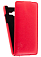 Кожаный чехол для Samsung Galaxy Grand Prime G530H Aksberry Protective Flip Case (Красный)
