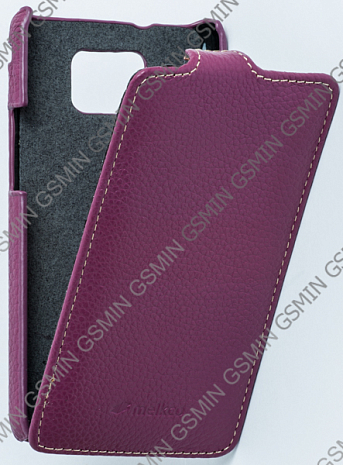 Кожаный чехол для Samsung Galaxy S2 Plus (i9105) Melkco Premium Leather Case - Jacka Type (Purple LC)