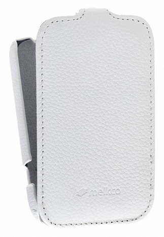    HTC Desire C/Golf Melkco Premium Leather Case - Jacka Type (White LC)