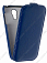 Кожаный чехол для Samsung Galaxy S4 Mini (i9190) Sipo Premium Leather Case - V-Series (Синий)