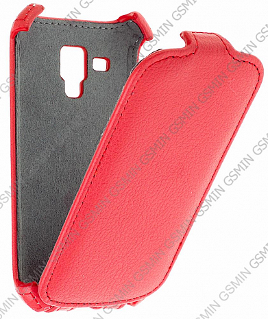 Кожаный чехол для Samsung Galaxy Trend Plus S7580/S7582 Armor Case (Красный)