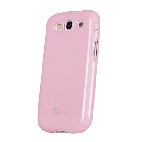 Чехол силиконовый для Samsung Galaxy S3 (i9300) Moings (Розовый)