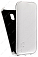 Кожаный чехол для Alcatel POP 2 Premium 7044Y Aksberry Protective Flip Case (Белый)