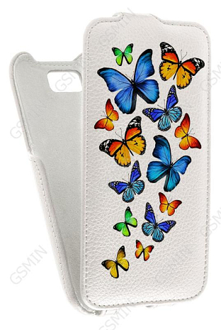 Кожаный чехол для Samsung Galaxy Note 2 (N7100) Armor Case (Белый) (Дизайн 3/3)
