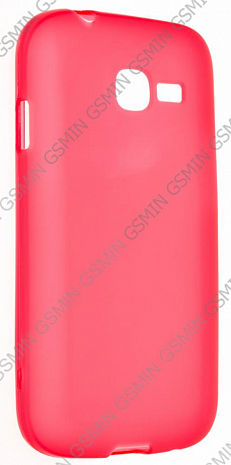 Чехол силиконовый для Samsung S7262 Star Plus TPU (Красный Матовый)