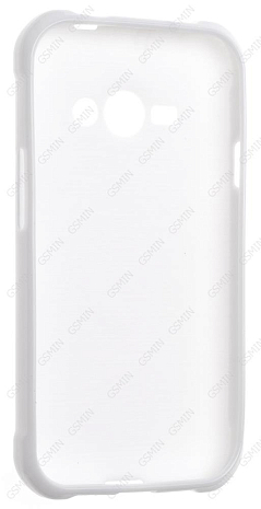 Чехол силиконовый для Samsung Galaxy J1 Ace SM-J110H/DS TPU (Белый) (Дизайн 47)