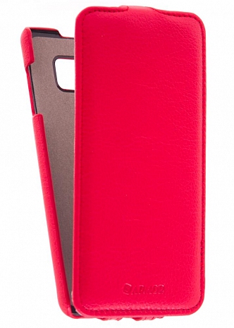 Кожаный чехол для Samsung Galaxy Note 5 Armor Case "Full" (Красный)