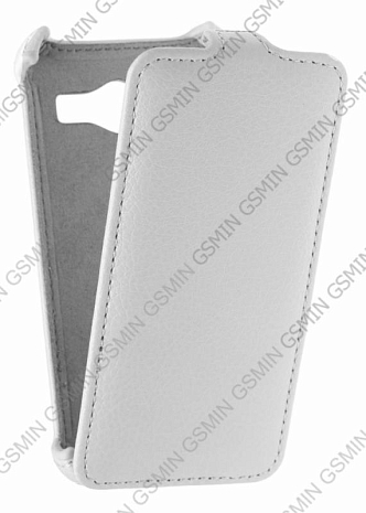 Кожаный чехол для Asus Zenfone 4 (A400CG) Armor Case (Белый)