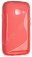 Чехол силиконовый для Samsung Galaxy J1 mini (2016) S-Line TPU (Красный)