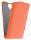 Кожаный чехол для Alcatel One Touch Idol 2 6037 Armor Case (Оранжевый)