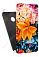 Кожаный чехол для Microsoft Lumia 532 Dual sim Armor Case (Белый) (Дизайн 9/9)