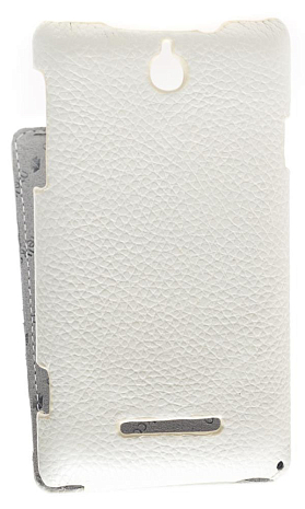    Sony Xperia E / C1505 / E dual / C1604 / C1605 Melkco Leather Case - Jacka Type  (White LC)