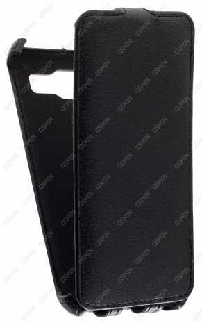 Кожаный чехол для Samsung Galaxy J5 SM-J500H Armor Case (Черный)