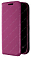 Кожаный чехол для Samsung Galaxy S4 Mini (i9190) на магните (Фиолетовый)