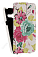Кожаный чехол для Asus Zenfone 4 (A400CG) Aksberry Protective Flip Case (Белый) (Дизайн 5/5)