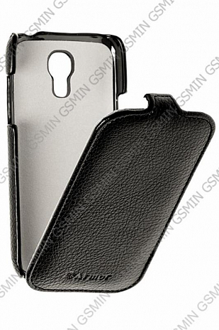 Кожаный чехол для Samsung Galaxy S4 Mini (i9190) Armor Case "Full" (Черный)