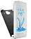 Кожаный чехол для Alcatel OT idol mini 6012X/6012D/dual sim Armor Case (Белый) (Дизайн 8/8)