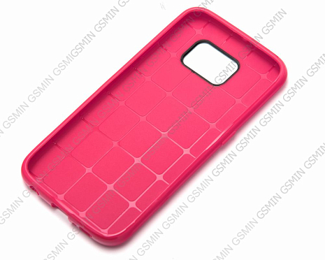 Чехол силиконовый для Samsung Galaxy S6 G920F Fascination Case (Розовый матовый)