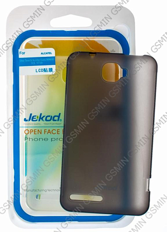 Чехол силиконовый для Alcatel One Touch Scribe HD / 8008D Jekod (Черный)