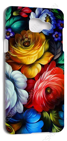 Чехол-накладка для Samsung Galaxy A5 (2016) (Белый) (Дизайн 159)