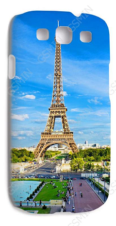 Чехол-накладка для Samsung Galaxy S3 (i9300) (Белый) (Дизайн 155)