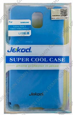 Чехол-накладка для Samsung Galaxy Note 3 (N9005) Jekod (Голубой)