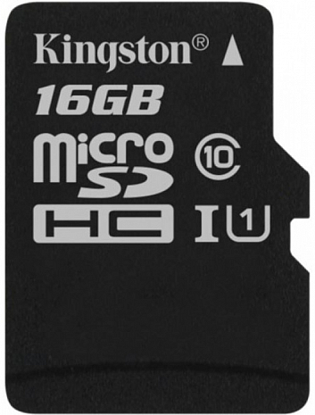   Kingston MicroSDHC 16GB Class 10 UHS-I U1 Canvas Select (80 MB/s)   SD