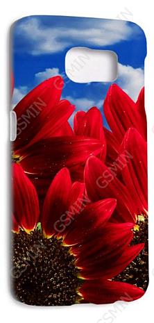 Чехол-накладка для Samsung Galaxy S6 Edge G925F (Белый) (Дизайн 171)