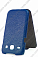    Samsung Galaxy Core (i8260) Melkco Premium Leather Case - Jacka Type (Dark Blue LC)