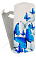 Кожаный чехол для Alcatel One Touch Pop C7 7040 Armor Case (Белый) (Дизайн 11/11)